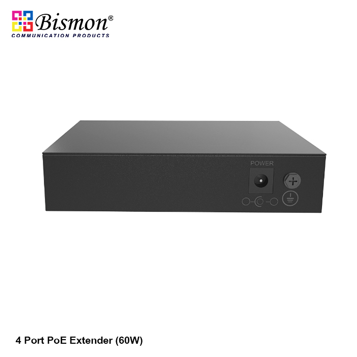 4-port  Gigabit(10/100/1000M) PoE Extender (60W)